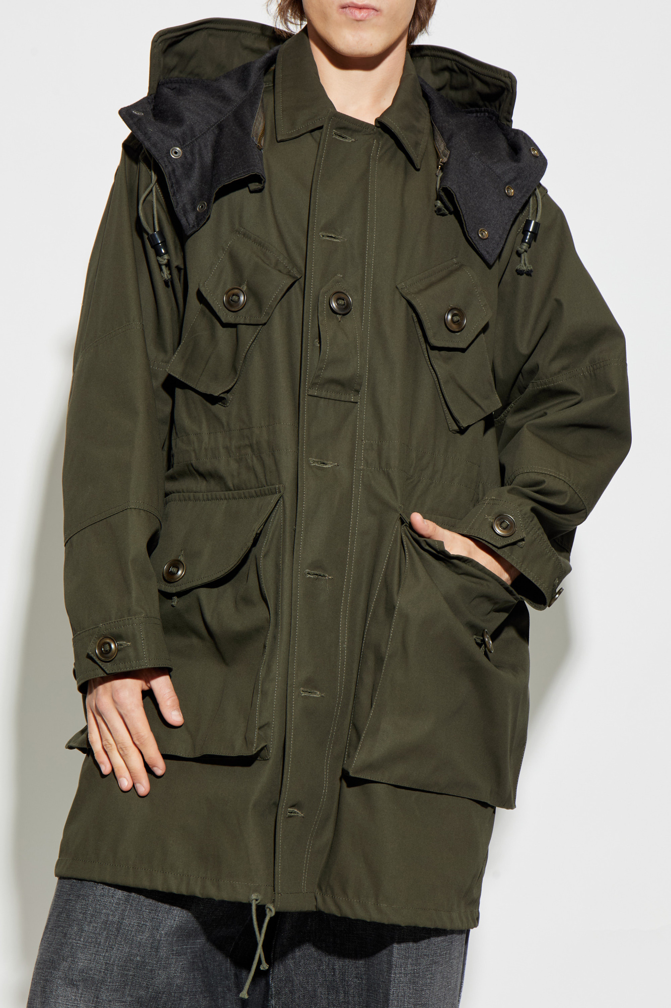 Maison Martin Margiela ⑩ Mountain parka Maison Martin Margiela 14 MMM14 Made In Italy Long Hooded Parka